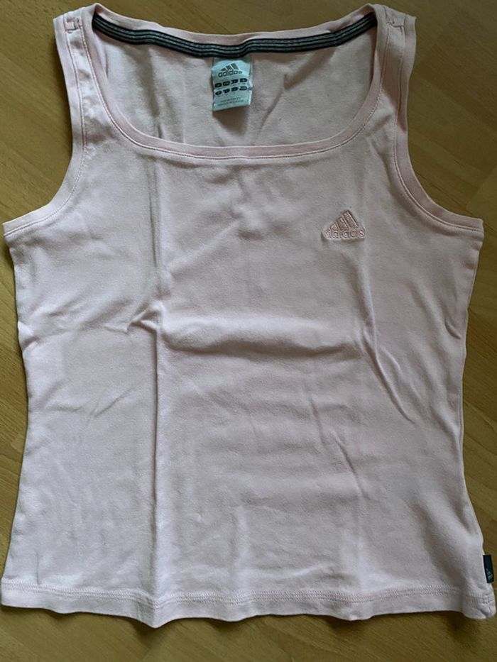 Débardeur rose Adidas Taille 40 - photo numéro 2