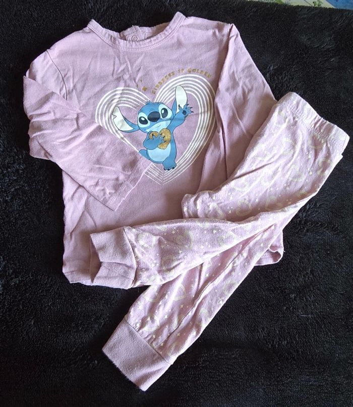 Ensemble Pyjama Disney Stitch - Taille 18 mois