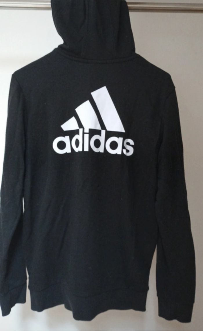 Veste à capuche Adidas noir - photo numéro 3