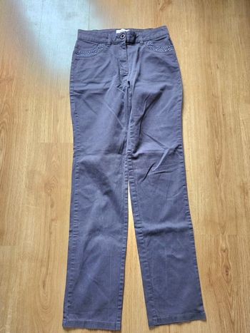 Pantalon femme gris taille 38 Armand Thiery