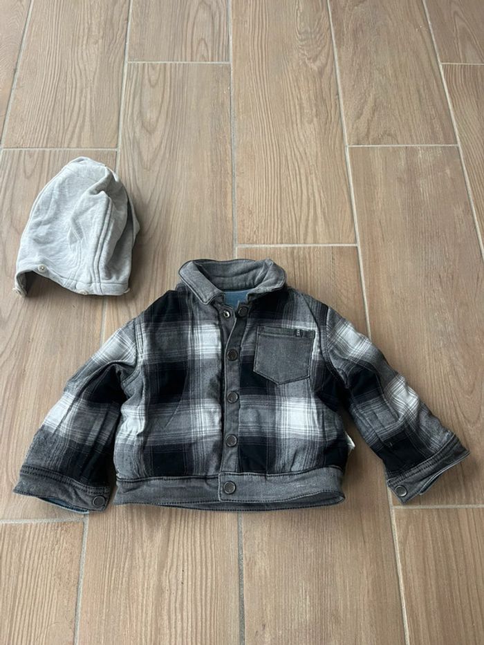 Veste molletonnée ikks 2 ans réversible - photo numéro 3