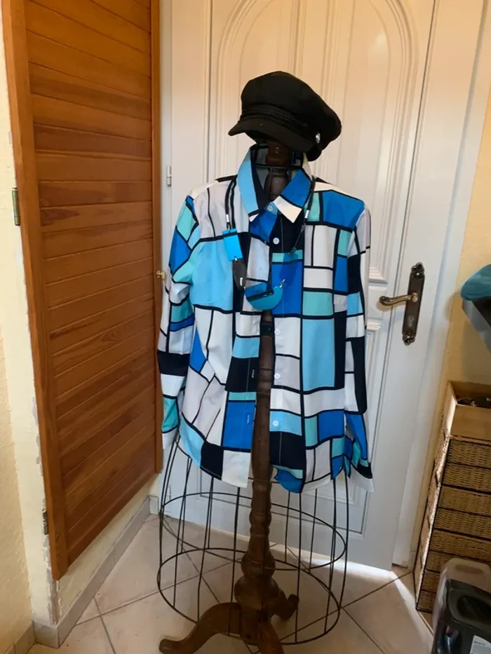 Chemise bleu