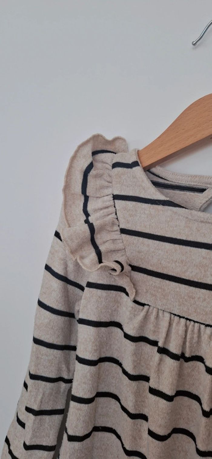 Robe marinière en coton – Zara Kids, taille 5/6 ans - tenue parfaite pour la rentrée 🤍 - photo numéro 3