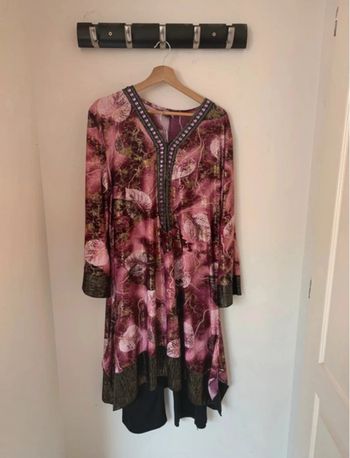 Magnifique ensemble tunique avec pantalon