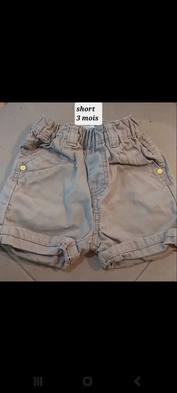 Short 3 mois obaibi