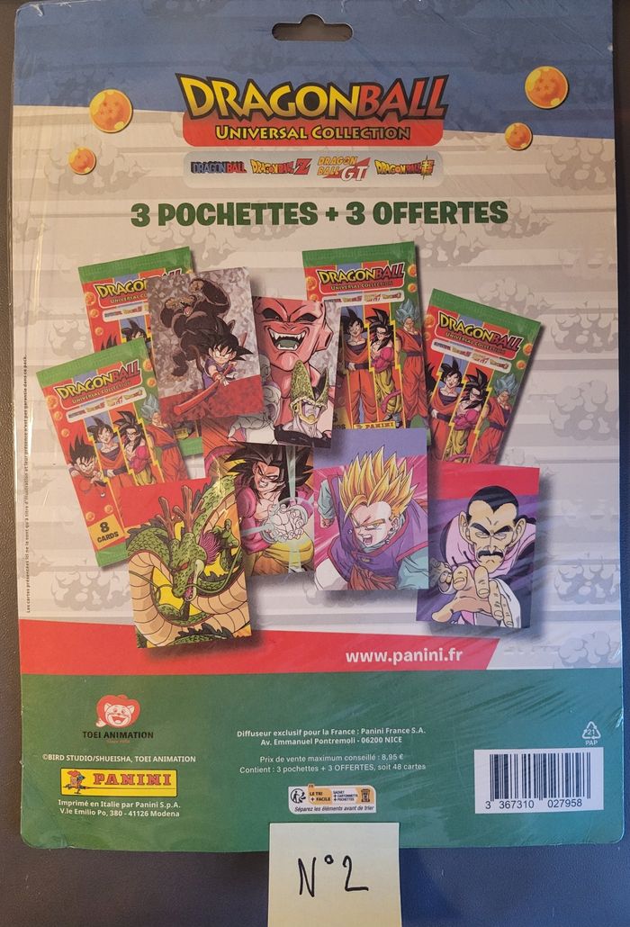 Dragon ball Z universal collection - Multipack 6 boosters Panini - photo numéro 2