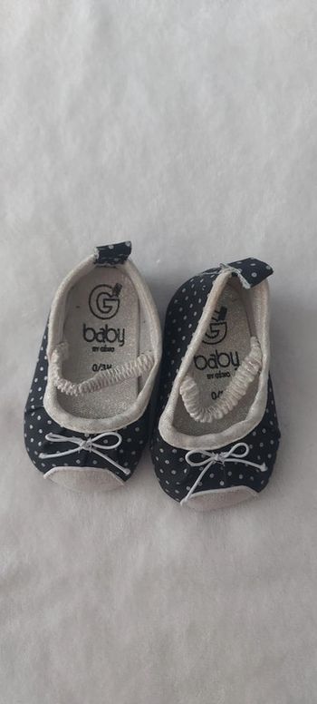 Chaussure bébé ballerines 0  3 mois gemo