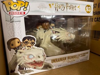 HARRY POTTER - Pop Rides Super DLX N° 93 - Harry, Ron, Hermi. w/Dragon