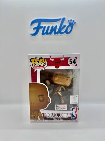 Funko Pop NBA Michael Jordan 54 Gold FootLocker 🇺🇸