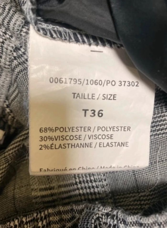 Joli pantalon gris avec poches La Halle taille 36 - photo numéro 7