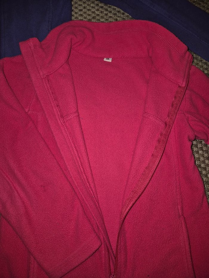 Lot de 2 gilets polaires fille - 8 ans - photo numéro 3