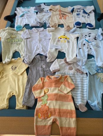 Lot de vêtements bébé garçon 1 mois
