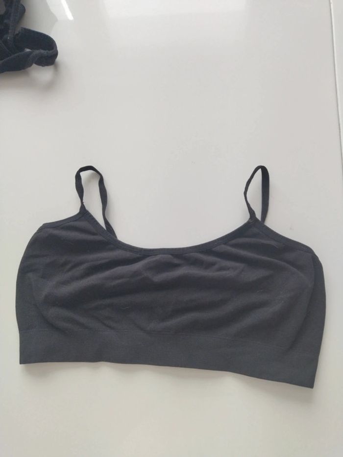 Brassière de sport noire Taille S
