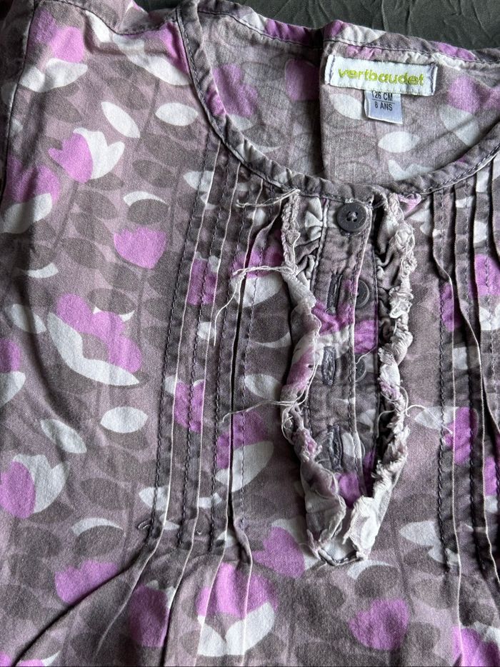 Lot de 2 chemises blouses mi-saison fille - photo numéro 7