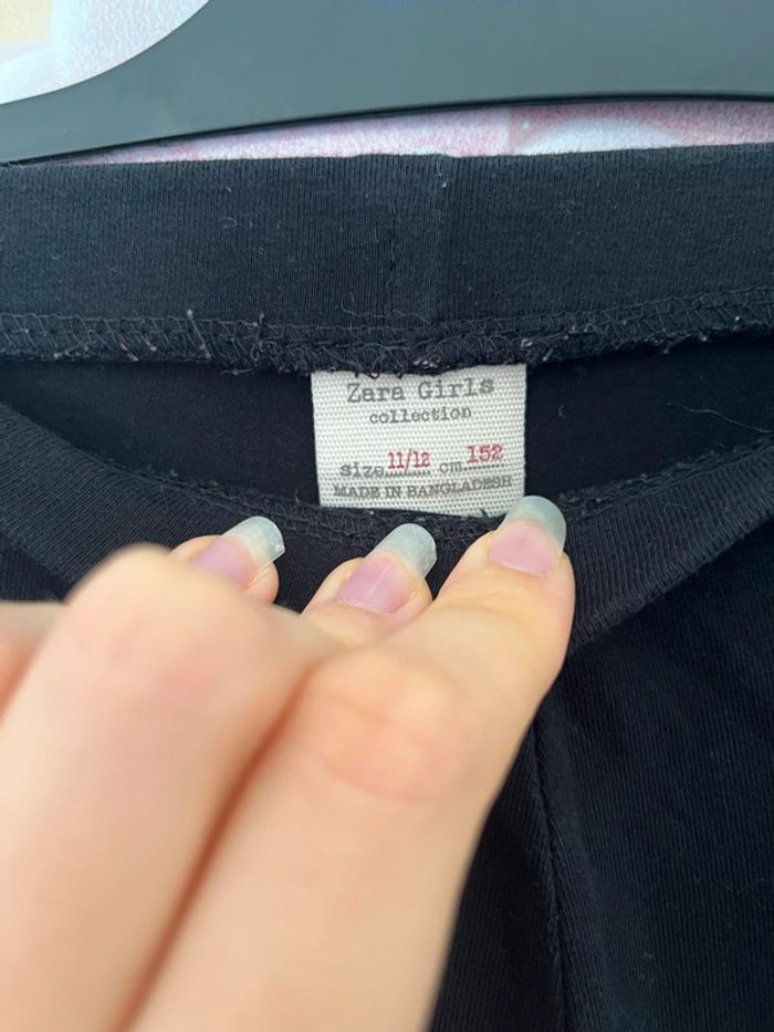 Leggins court, noir, 11/12 ans, Zara - photo numéro 4