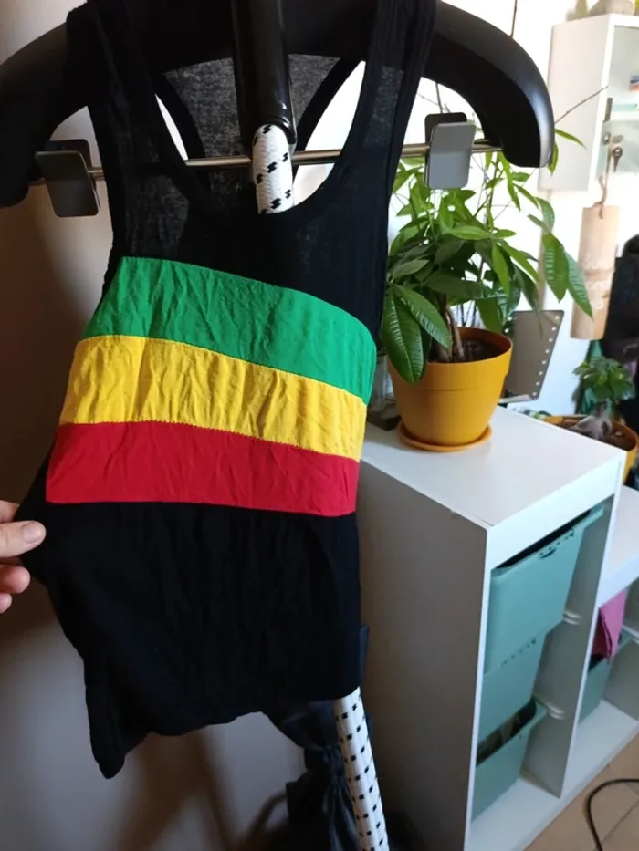 Débardeur rasta roots - photo numéro 3