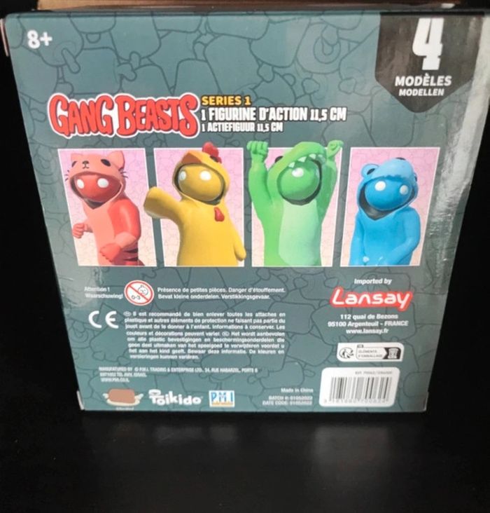 Figurine d'action toikido gang beasts 11.5cm dans sa boîte - photo numéro 2