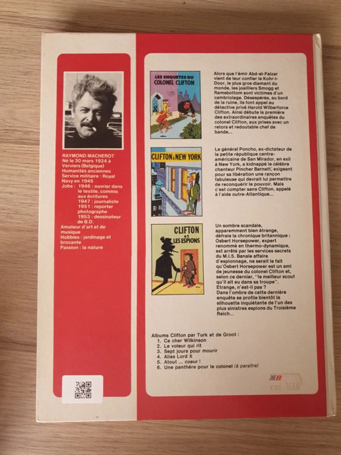Bande dessinée Spécial Clifton - photo numéro 3