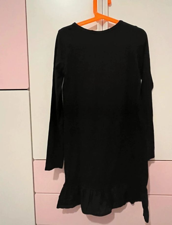 Robe noire légère IKKS fille – 10 ans, chic et confortable - photo numéro 3