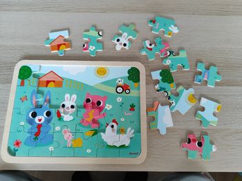 Puzzle Janod A la Ferme