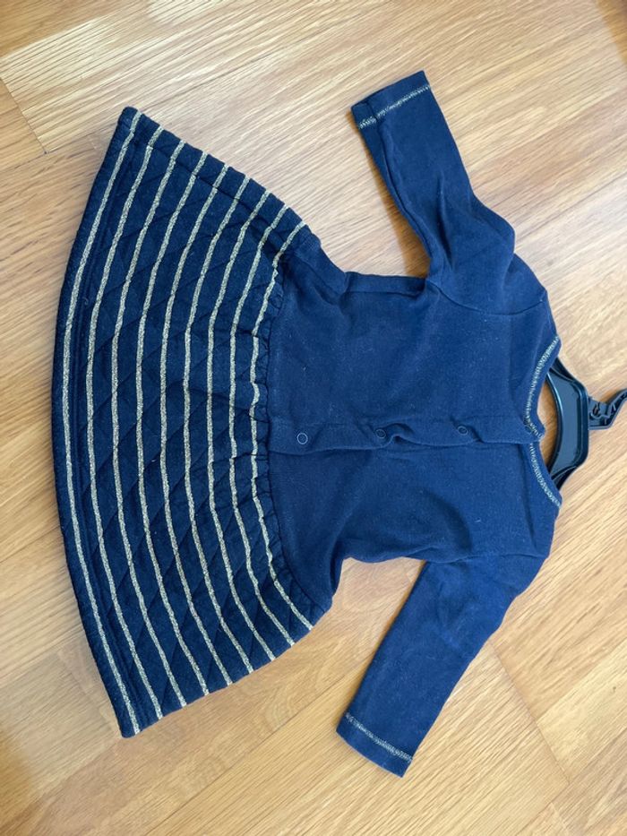 Robe Petit Bateau très bon état taille 3 mois - photo numéro 3