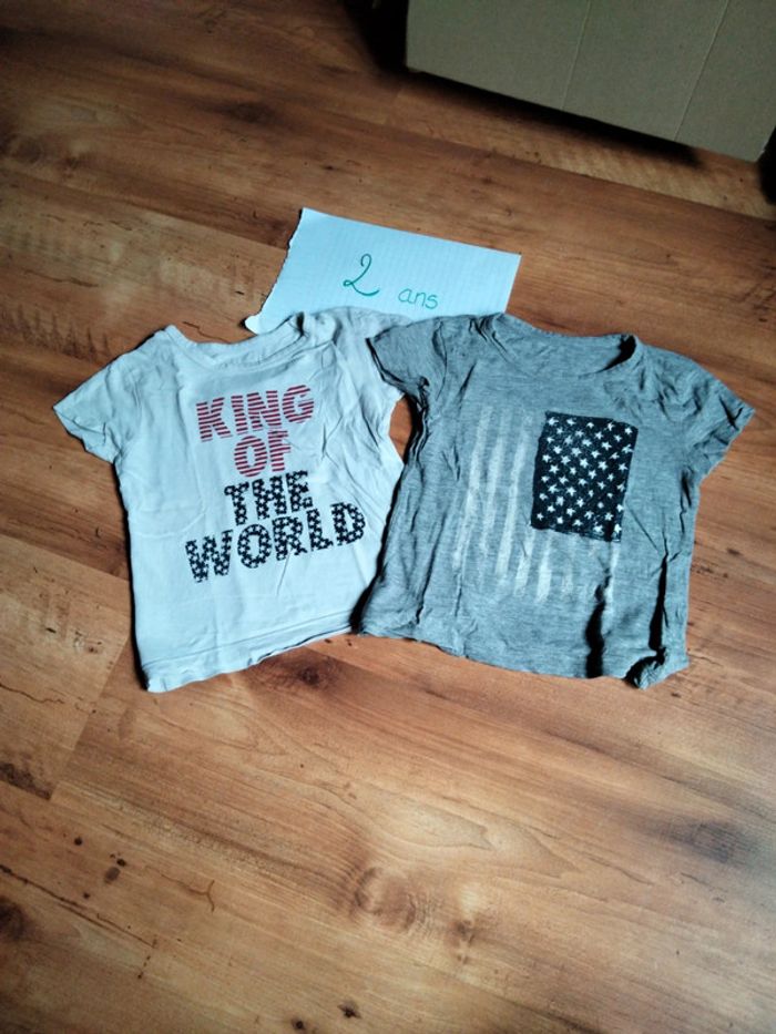 Lot tee-shirts manches courtes