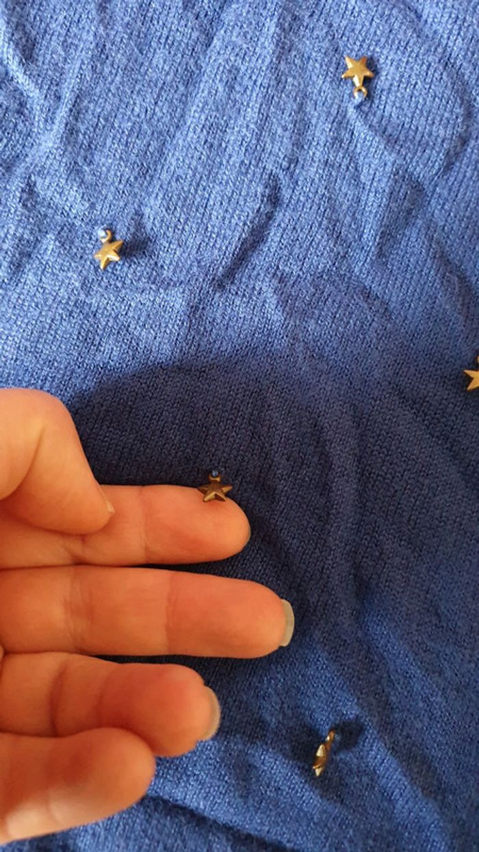 Pull fille avec étoiles 13 ans Tape à l'œil Tao - photo numéro 4