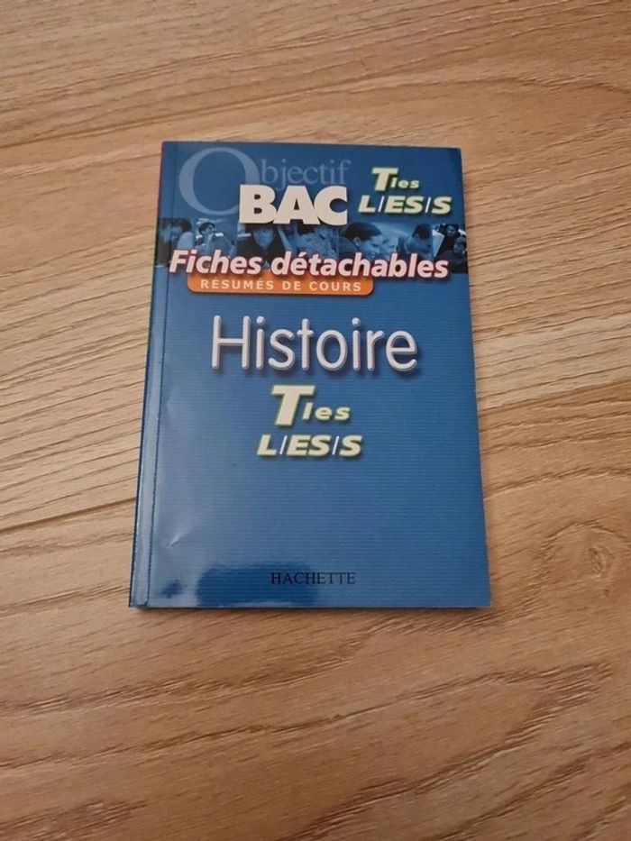 Fiches Bac histoire Terminale détachables