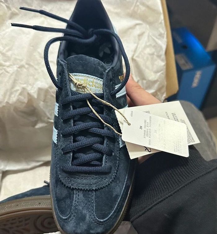 Adidas Handball Spzl Anti-slip blue-brown 37 - photo numéro 3