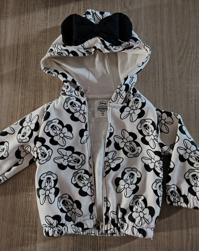 Veste à capuche Disney Minnie