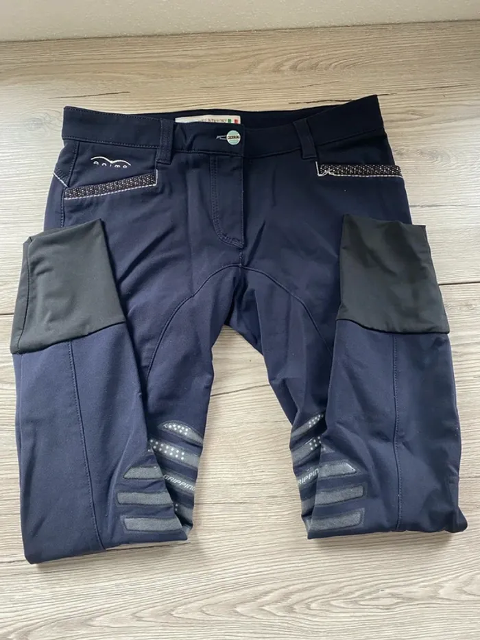 Pantalon Animo – Gros Grip – Made in Italy – Très Bon État – Bleu Marine - photo numéro 2