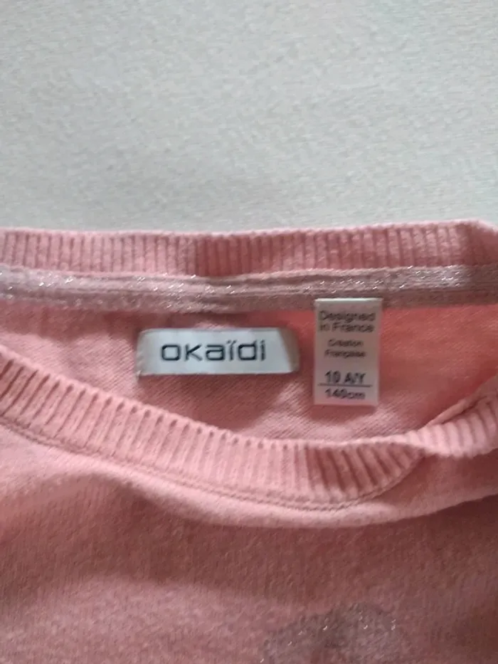 Pull Col rond Fille 10 ans Okaïdi - photo numéro 3