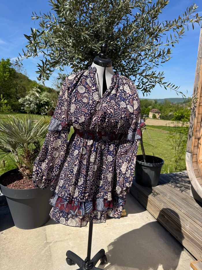 Robe courte motif indien Promod T40 - photo numéro 1