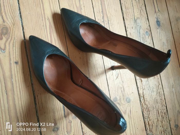 Escarpins cuir noir T 40 - photo numéro 2