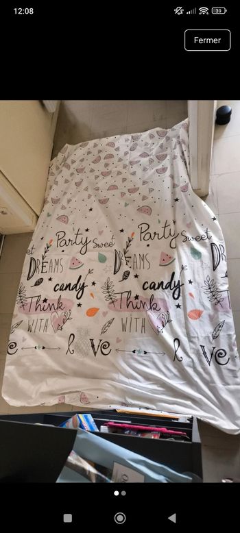 Parrure une place enfant 