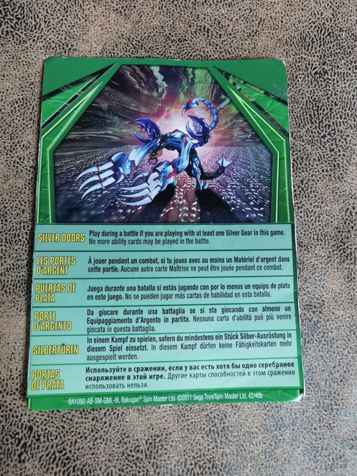 Cartes Bakugan Battle Brawlers
