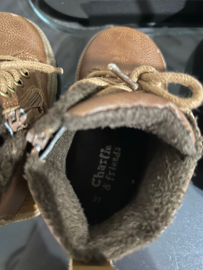 Petite bottines bébé garçon taille 21 - photo numéro 7