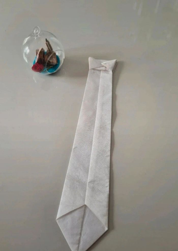 Cravate blanche enfant - photo numéro 2