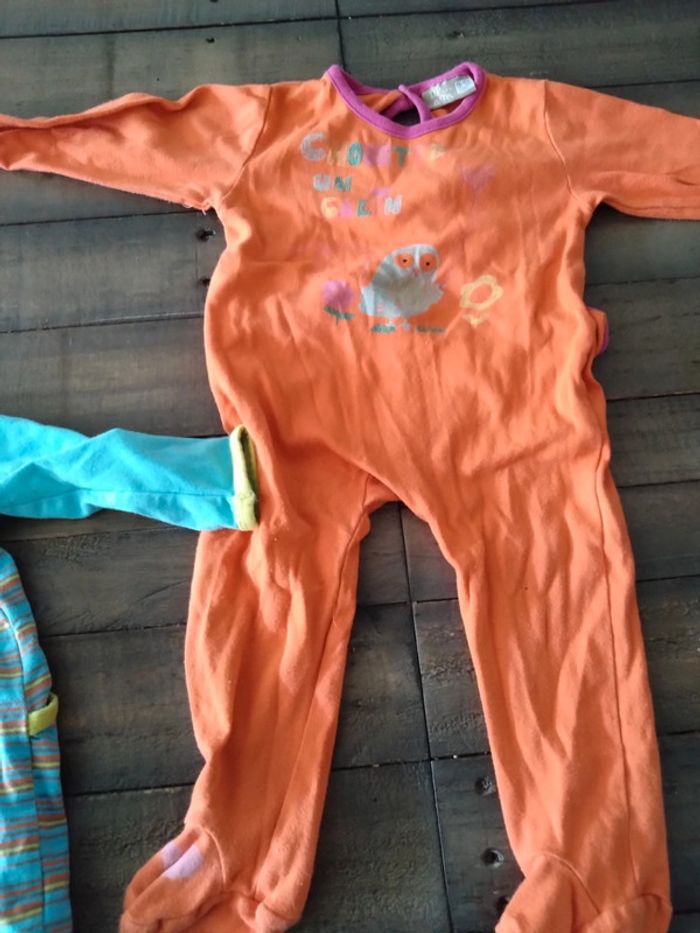 Lot de 3 pyjamas d'été léger 9 mois 74 cm - photo numéro 4