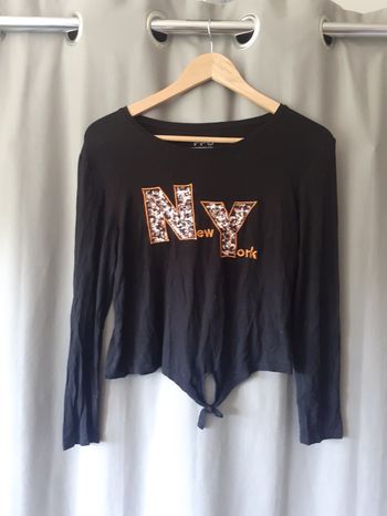 Tee shirt fille noir