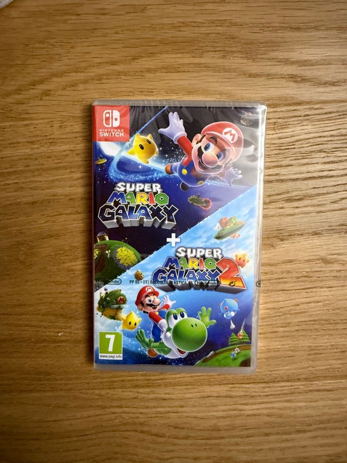 Super Mario Galaxy 1 + 2 Jeu Nintendo Switch NEUF sous Blister - photo numéro 2