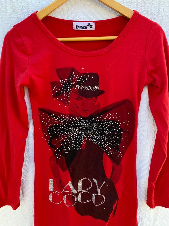Teeshirt rouge - photo numéro 2