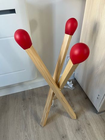 Lampe Allumettes Ikea x Disign Luckas Bazle