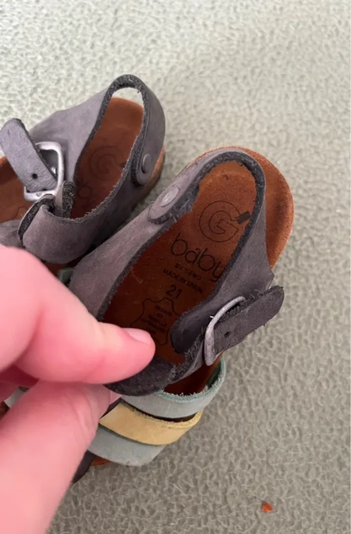 Sandale à bout fermé Gemo taille 21 - photo numéro 3