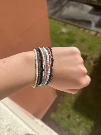 Lot bracelet perles
