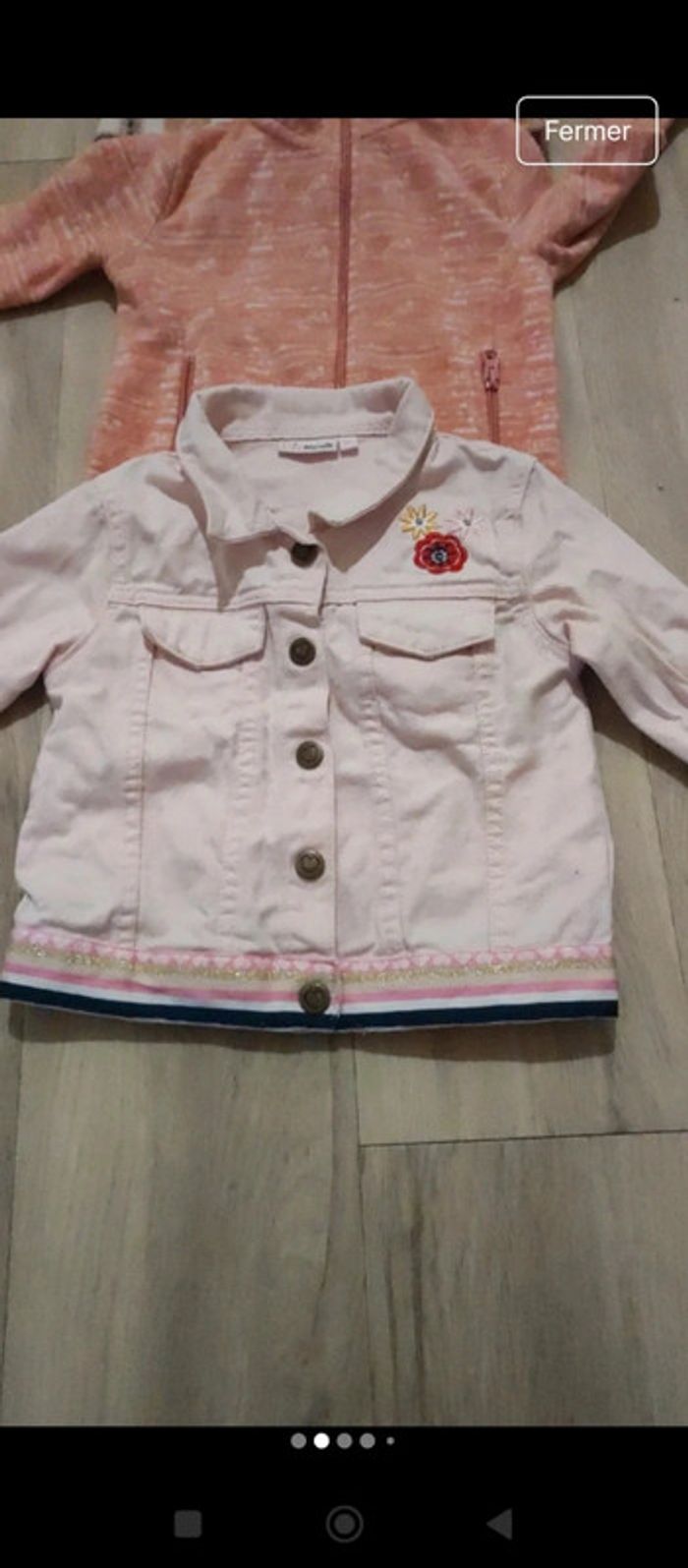 Lot blouson manteau fille 4-5 ans - photo numéro 2