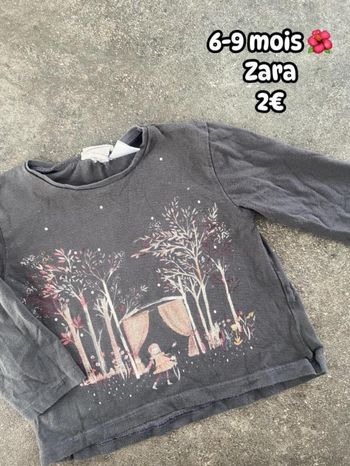 T-shirt 🌺 6-9 mois 🌺 Zara