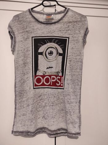 Tee Shirt sans manches Minion "Oops"