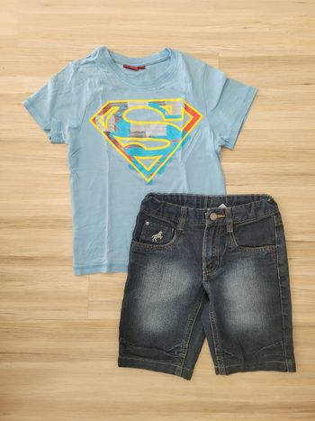 Shorts et t-shirt, garçon 4-5 ans.