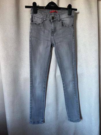 Jeans skinny gris 12 ans Fashion Private Company